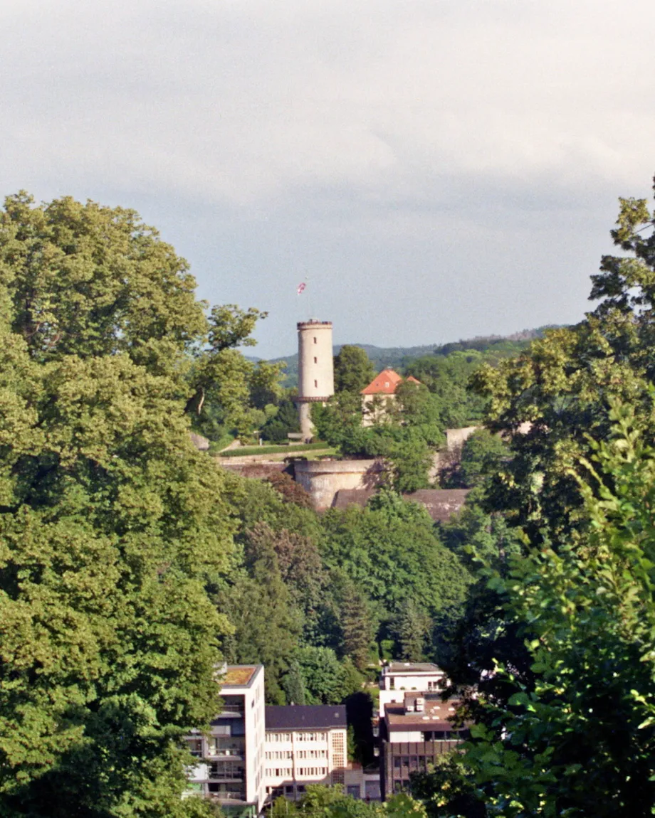 Sparrenburg Bielefeld auf Farbfilm